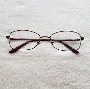 Rose Colored Designer Full Rim Eyeglass Frames